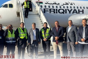 Afriqiyah Airways’ grounded plane leaves Niamey Airport in Niger