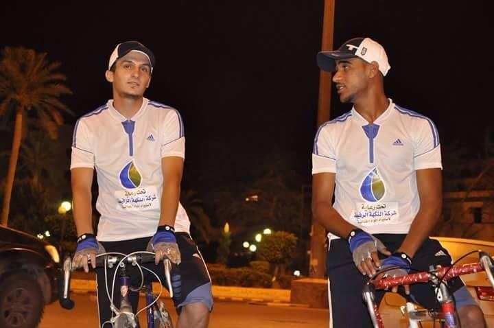 Tawfiq & Mohammed bike to Tripoli for peace.  Friday, June 19, 2015. Photos: Social Media