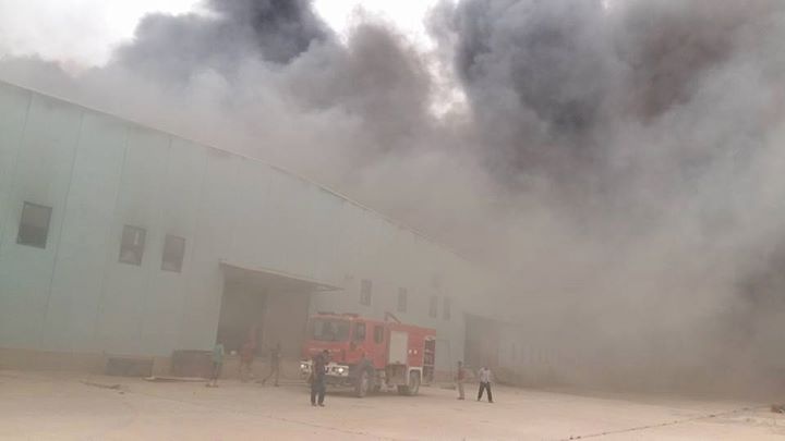 Massive fire claims furniture stores in Ejdabia. Saturday, June 06, 2015. Photos: Social Media