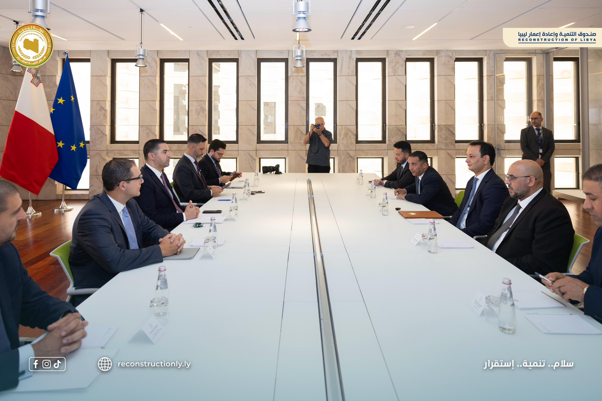 Belgassim Haftar reviews Maltese companies’ contribution to Libya’s reconstruction projects