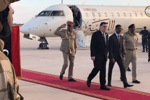 First landing in Tripoli International Airport since 2014