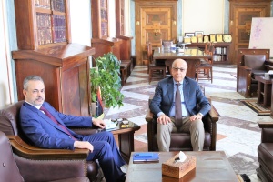 Libyan top banker and oil chief discuss ways to increase oil and gas production