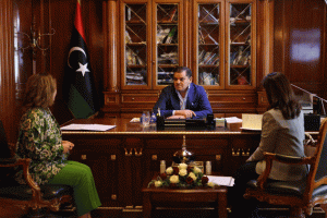 Al-Mangoush informs Dbeibah about her Arab Gulf, Jordan's visits 