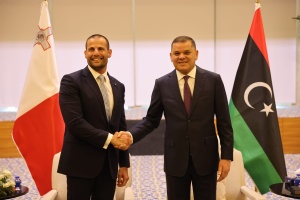 Libyan and Maltese Prime Ministers discuss elections, smuggling and immigration