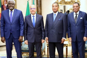 Congo's President reviews with Libyan PC Deputy Head AU's support for reconciliation