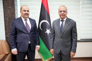 Al-Lafi, Algerian ambassador review political developments in Libya