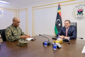Libyan PM, US AFRICOM commander review mechanism for aid delivery to disaster areas