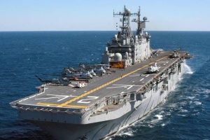 Egyptian aircraft carrier arrives in Libyan coast to function as field hospital