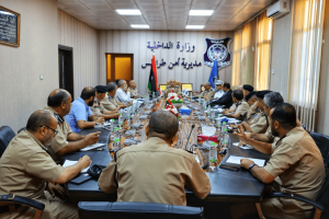 Tripoli Security Directorate reviews preparedness against potential earthquakes