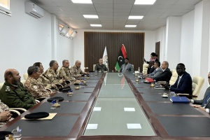 Juweili confirms to UN envoy his commitment to unifying Libyan military institution