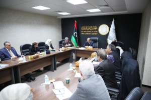 Heads of committees within HCS discuss with Libyan Oil Minister Hamada oilfield investment deal 