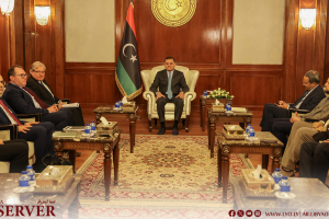 US envoy reviews with Libya PM results of his meetings in Benghazi and Tripoli