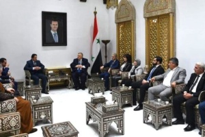 Delegation from Libyan HoR and its designated government visit Damascus