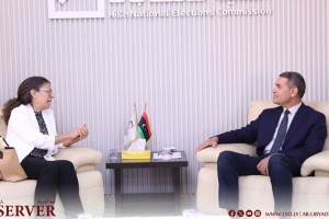 Al-Sayeh and Koury discuss preparations for Libyan municipal elections