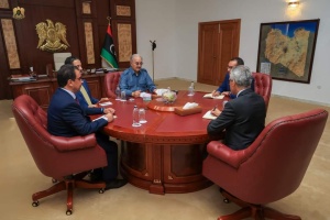 Haftar and French ambassador review moving forward Libya's political process