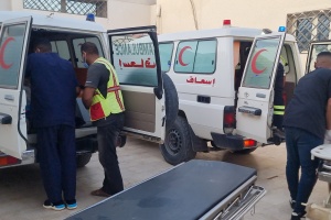 Stranded Sudanese families rescued south of Al-Kufra city after 5 days in the desert