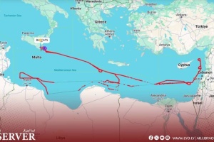 NATO drone conducts aerial mission off Libyan coast