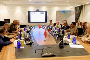 Al-Haddad discusses military cooperation with Italy