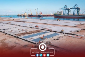 Container terminal at Misrata Free zone is 70% complete