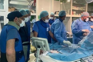 Successful implantation of aortic valve without surgery for the first time in Libya