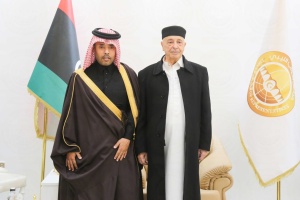 Libyan HoR Speaker meets with Qatar's ambassador to Libya