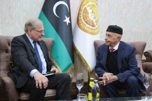 Norland meets Aqila in Benghazi to follow up on road to elections