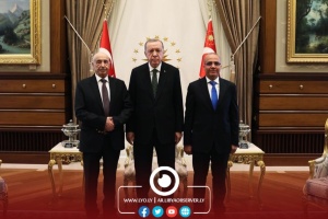 Erdogan receives Saleh and Al-Lafi to discuss developments in Libya
