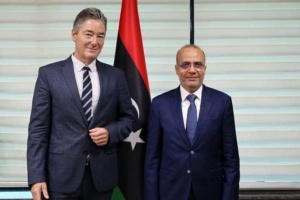 Al-Lafi discusses with German ambassador completing constitutional track