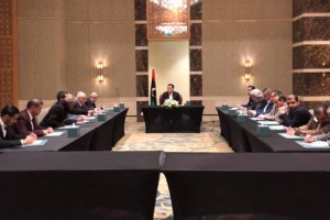 Libya's Al-Sarraj meets with eastern region's elders delegation in Tunisia