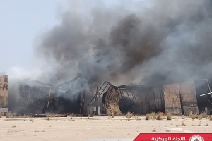Electoral materials destroyed in new Haftar attack on Mitiga Airport