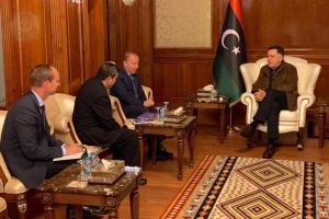 Al-Sarraj and head of EUBAM review border management assistance in Libya