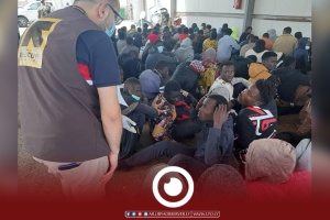 Libyan Navy thwarts new attempt to smuggle migrants to Europe