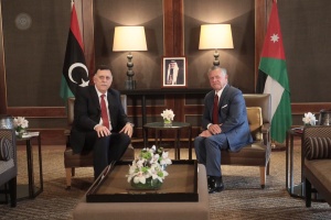 Libya's Al-Sirraj and King of Jordan agree to reactivate joint cooperation
