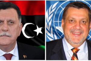 Sarraj, UN envoy reiterate importance to proceed with military and economic tracks