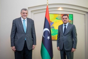 Libya's interim PM reviews cabinet formation methods with UN envoy