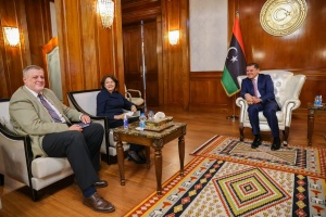 Libyan PM meets UN Undersecretary General for Political and Peace Affairs