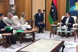 US AFRICOM commander, chargé d'affaires meet PC Head in Libya's capital