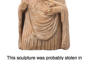 Libya's Department of Antiquity halts sale of stolen ancient statue in France