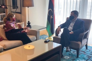 Al-Sarraj and Williams discuss upcoming Libyan political dialogue