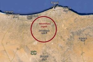 Fighting erupts in Wirshiffana, southwest of Tripoli