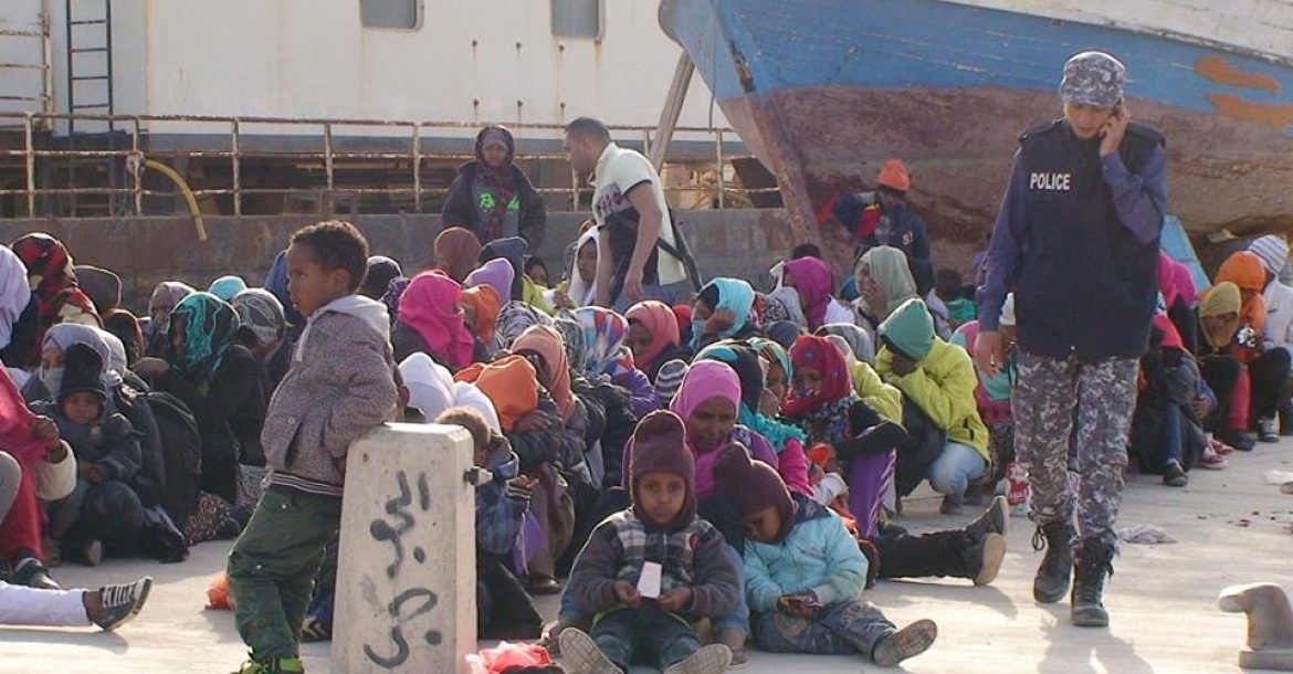 Libyan coast guard intercepts more than 700 illegal migrants off Al-Garaboulli, Sabratha and Al-Zawiya shores. Wednesday, May 06, 2015. Photos: Social Media