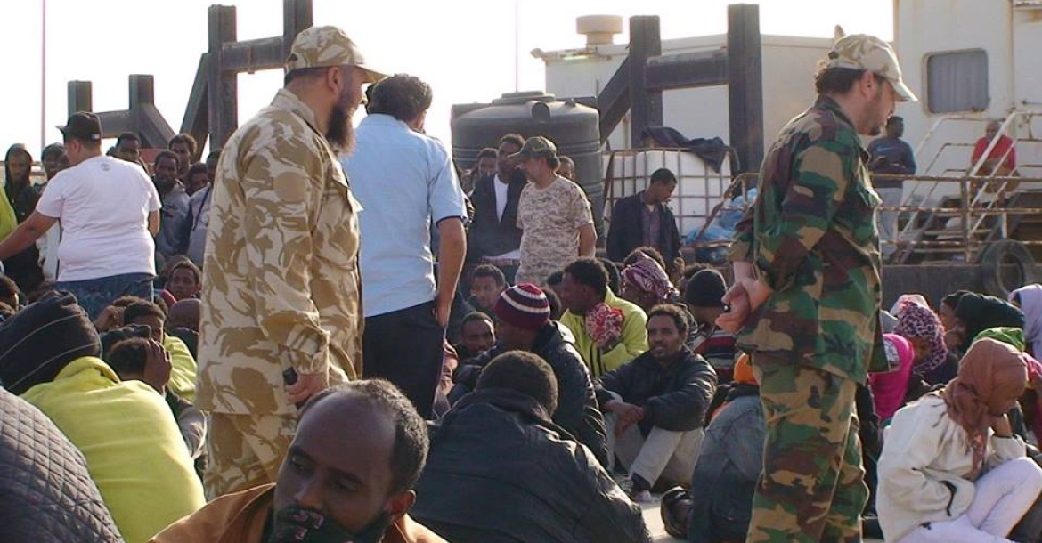 Libyan coast guard intercepts more than 700 illegal migrants off Al-Garaboulli, Sabratha and Al-Zawiya shores. Wednesday, May 06, 2015. Photos: Social Media
