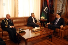 Sarraj receives Italian ambassador Giuseppe Grimaldi