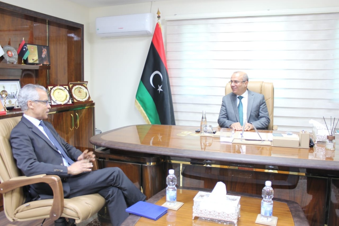 Al Lafi Discusses With French Ambassador The Path To Elections In Libya   Lafar 